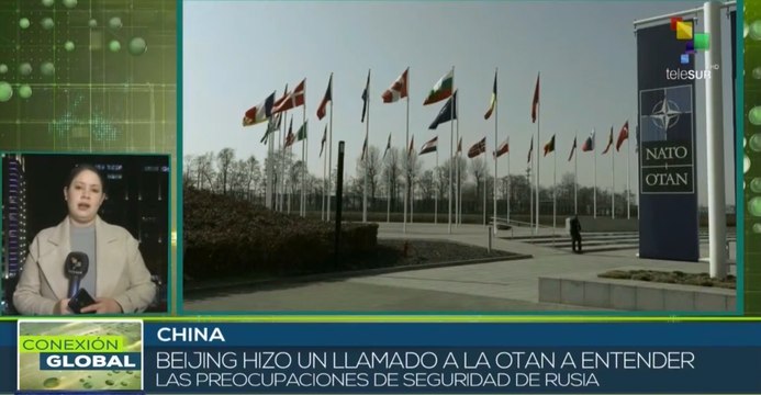 China ratifica rechazo a maniobras de la OTAN y EE.UU. contra Rusia