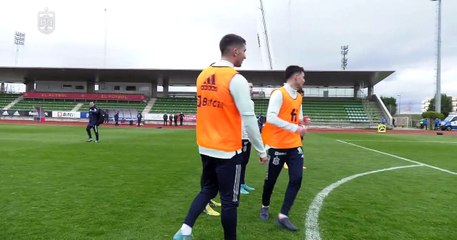 Los golazos de Pedri en un entrenamiento con la selección de España / @SeFutbol