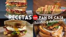 4 creativas y deliciosas recetas con pan de caja ¡para chuparse los dedos!