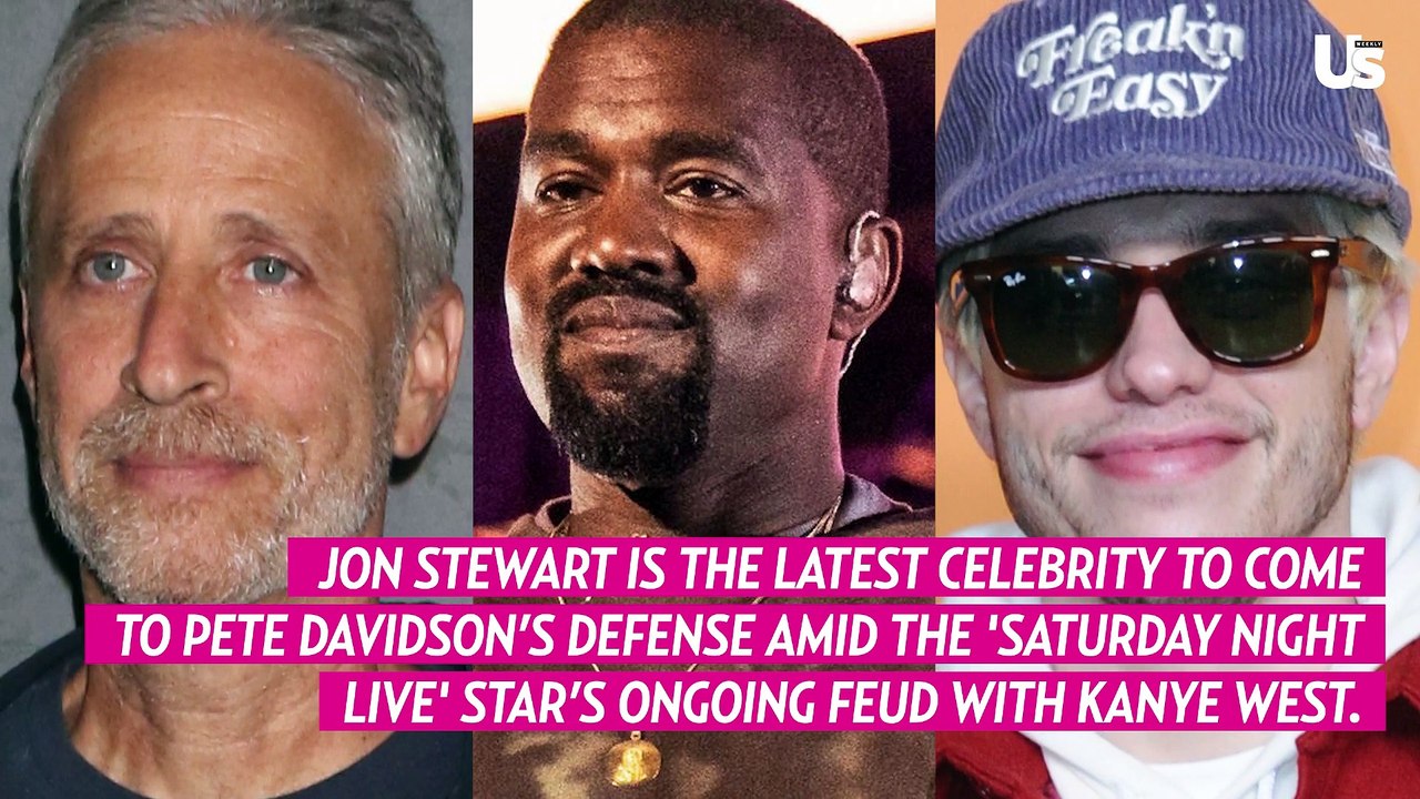 Jon Stewart Defends Pete Davidson Amid Kanye We...