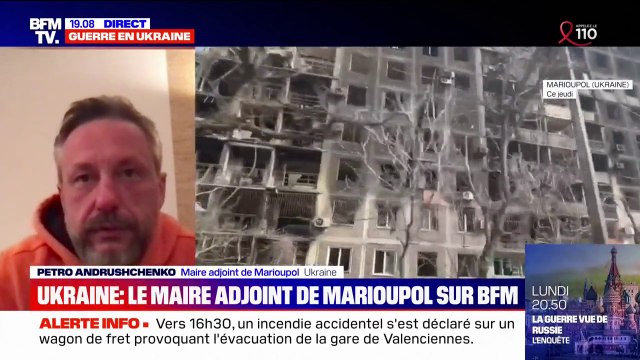 A Marioupol, les convois humanitaires ne peuvent pas entrer pour approvisionner la population locale , dénonce le maire-adjoint de la ville