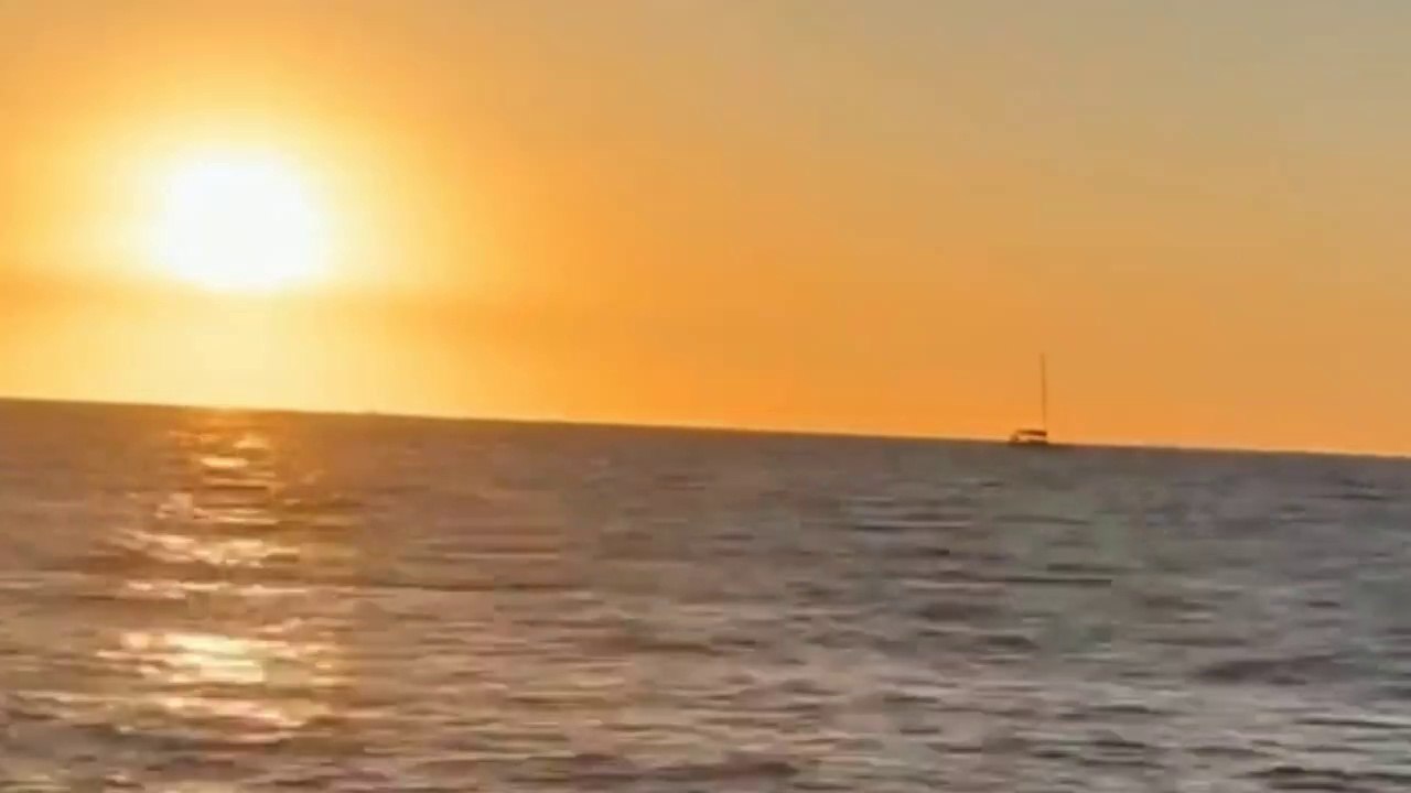 THE BEST SUNSET EVER.