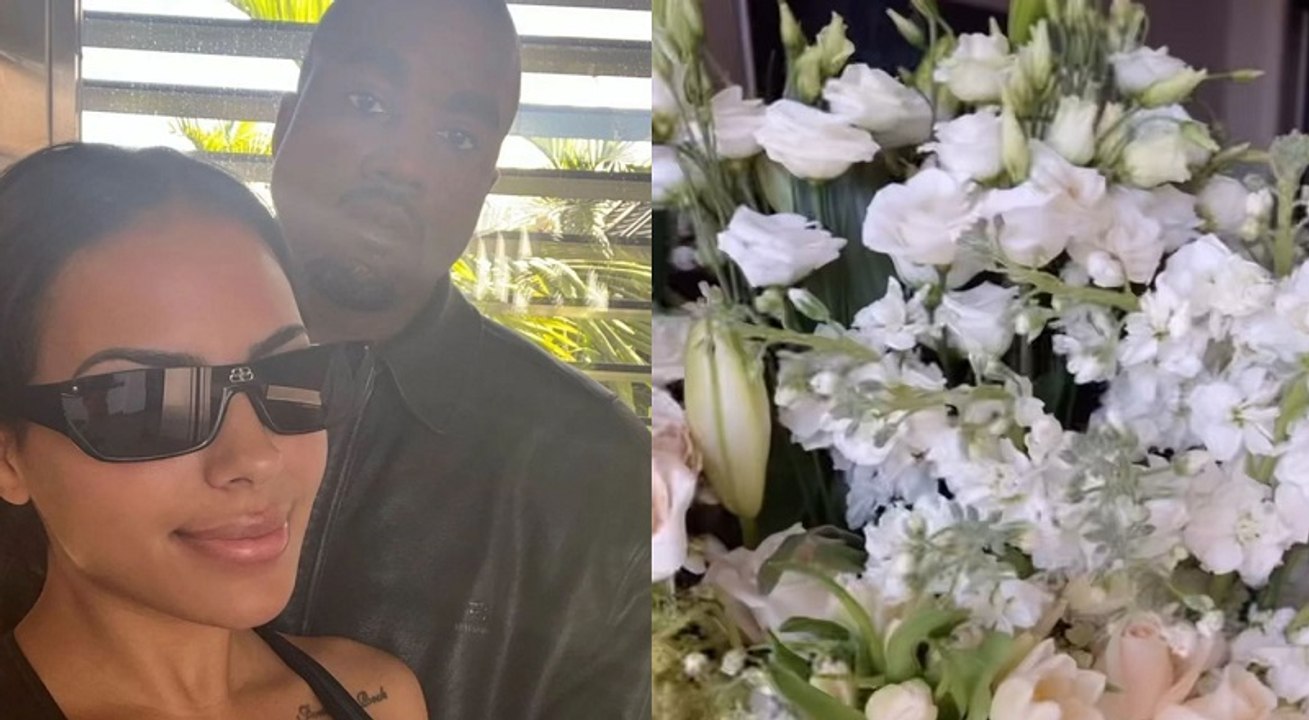 Chaney Jones shares video of flowers that Kanye West sent to her