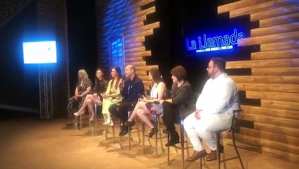 José Llano, productor teatral Rueda de prensa La Llamada