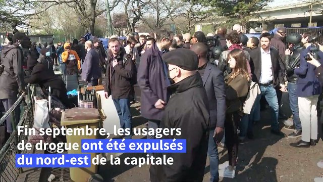 Séquence agitée pour Zemmour lors d'une visite au milieu de toxicomanes à Paris
