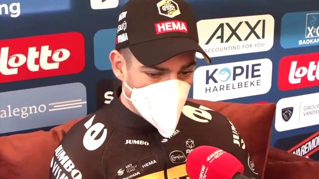 E3 Saxo Bank Classic 2022 - Wout Van Aert : I thank Christophe Laporte for giving me the victory