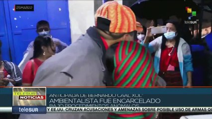 Justicia guatemalteca ordenó liberación de ambientalista Bernardo Caal