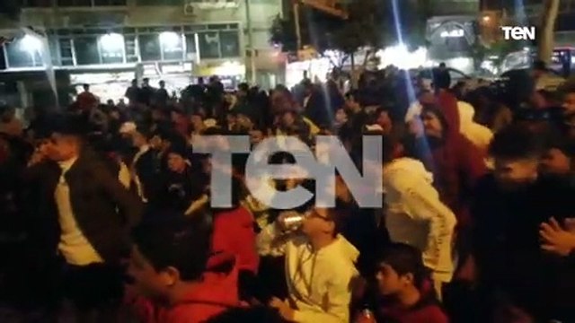 فرحة جماهير الأسكندرية بالهدف الأول لمنتخب مصر في شباك السنغال