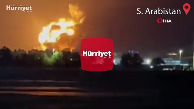 Suudi Arabistan’da petrol deposu Husiler tarafından vuruldu