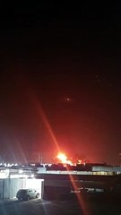 Suudi Arabistan'da petrol tesisine saldırı! Korkunç görüntüler