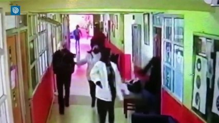 Revelan video donde mujer apuñaló a profesor en liceo de Talcahuano