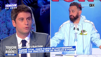 "Le pays a besoin qu'Emmanuel Macron soit réélu" déclare Gabriel Attal dans TPMP