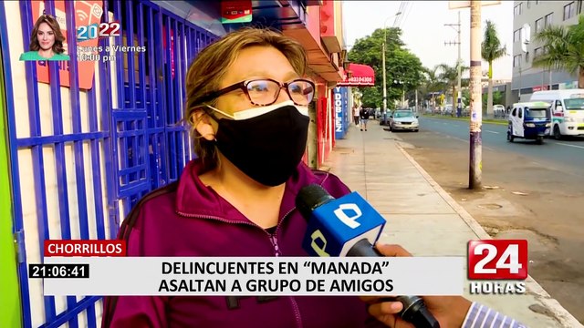 Chorrillos: Ladrones en manada asaltan a jóvenes y huyen en mototaxis