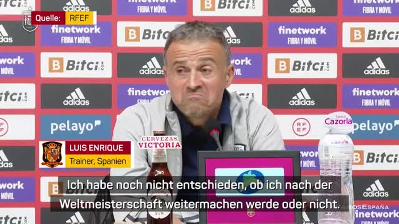Enrique zu Zukunft: "Noch nicht entschieden"