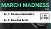 Arkansas Razorbacks Vs. Duke Blue Devils, Elite Eight: NCAA Tournament Odds, Stats, Trends