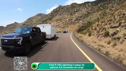 Ford F-150 Lightning é capaz de rebocar 4,6 toneladas de carga