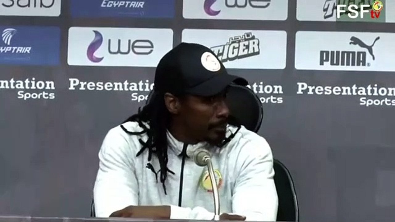 Egypte 1-0 Sénégal : Revivez la conférence de presse de Aliou Cissé d’après match