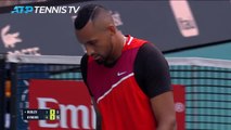 Kyrgios shows undoubted talent to dismantle Rublev
