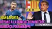 Joan Laporta répond à la rumeur d'un intérêt du Barça pour Mbappé