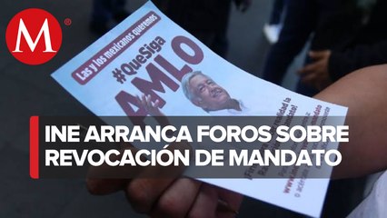 INE celebra foro de discusión sobre la revocación de mandato