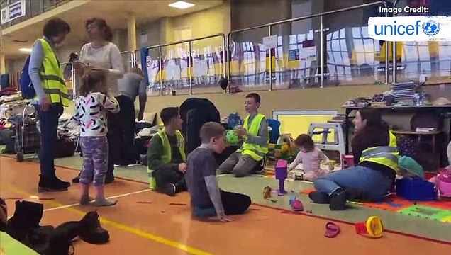 UNICEF: Senior leaders share Ukraine strategy as half country's children are displaced