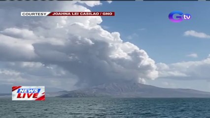 Bulkang Taal, itinaas sa alert level 3 | News Live