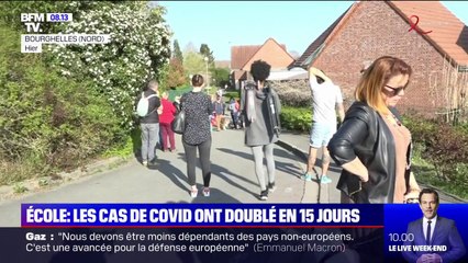 Les cas de Covid-19 à l'école ont doublé en deux semaines