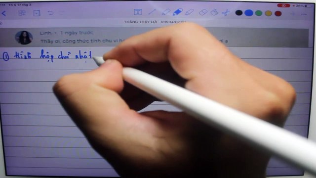 Công thức cách tính chu vi mặt đáy hình hộp chữ nhật