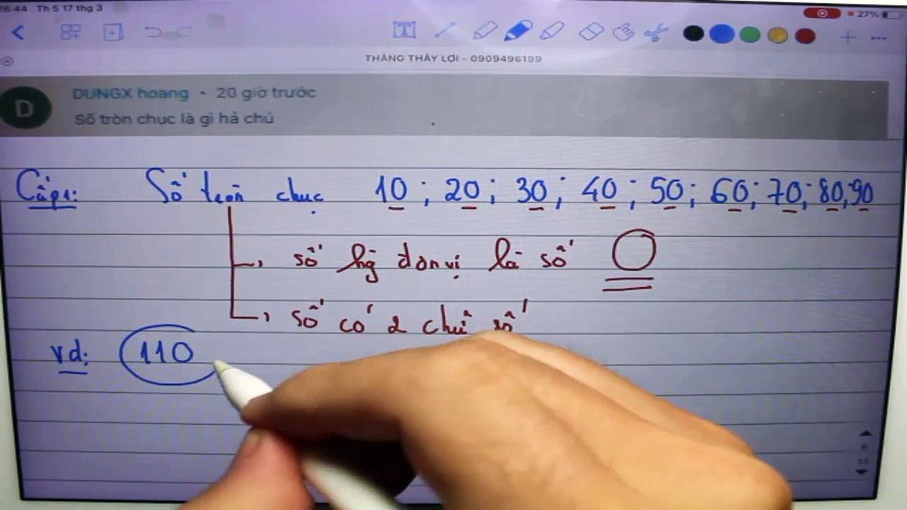 Số tròn chục