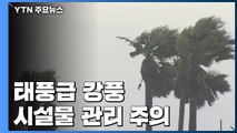 [날씨] 해안·제주 태풍급 강풍...시설물 관리 주의 / YTN