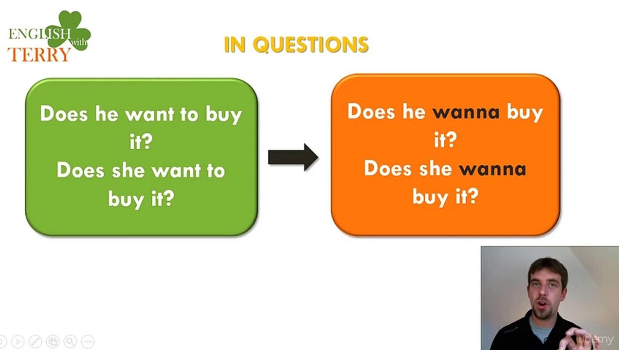 2. Wanna with he and she