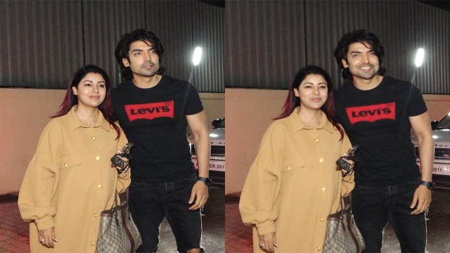 Pregnant Debina Bonnerjee को RRR फ़िल्म दिखाने थिएटर पहुँचे Gurmeet Chaudhary | FilmiBeat