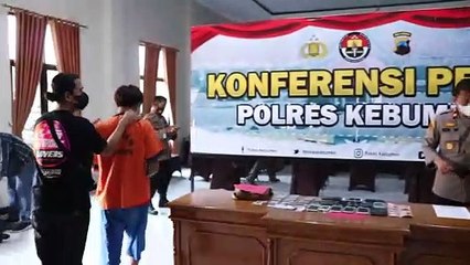 Polres Kebumen Ungkap Kasus Pencurian Belasan Unit Handphone Dengan Menangkap Seorang Residivis