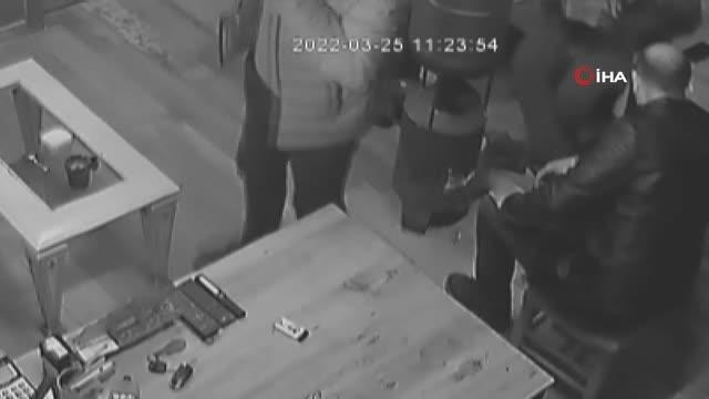 Sobayı yakmak isterken kendi yanıyordu... O anlar kamerada