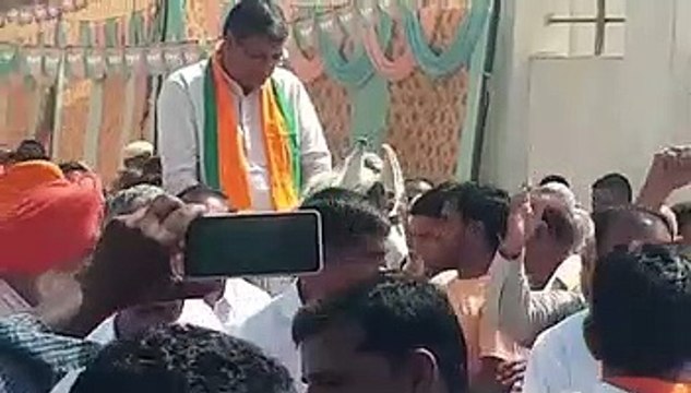 VIDEO : राजस्थान BJP अध्यक्ष Satish Poonia का श्रीगंगानगर दौरा, अनूठी एंट्री रही चर्चा में