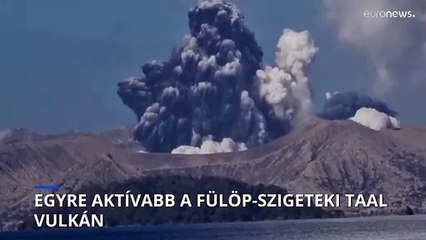 Felébredt a Taal vulkán a Fülöp-szigeteken