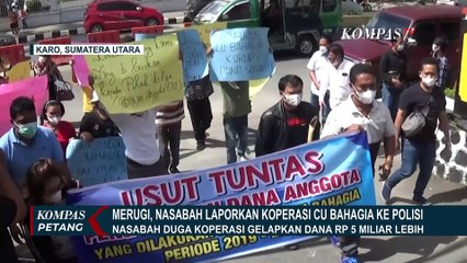 Télécharger la video: Koperasi Simpan Pinjam CU Bahagia di Karo Sumut Gelapkan Uang Nasabah, Kerugian Hingga Rp 5 M!