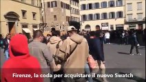 Firenze, tutti in coda per il nuovo Swatch: è delirio collettivo