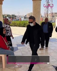 وصول الفنانين لجنازة احمد حلاوة