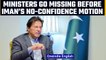 Imran Khan to face no-confidence motion, 50 ministers go missing | Oneindia News