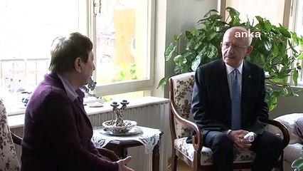 Kemal Kılıçdaroğlu'ndan eşi Aydın Engin'i kaybeden Oya Baydar'a taziye ziyareti