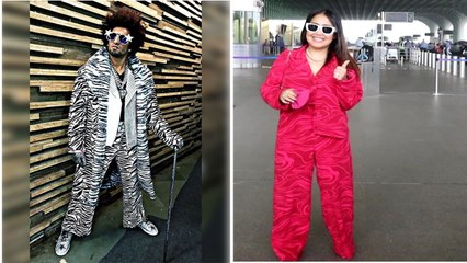 Neha Kakkar Mumbai Airport पर हुईं स्पॉट, Style देख लोग बोले Ranveer की बहन | FilmiBeat