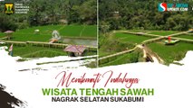 Menikmati Indahnya Wisata Tengah Sawah di Nagrak Selatan Sukabumi