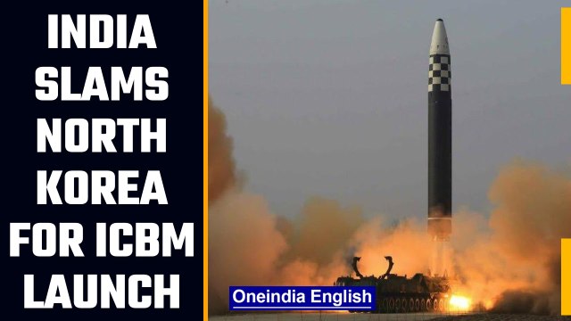India deplores the launch of Intercontinental Ballistic Missile by North Korea | OneIndia News