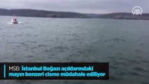 MSB: İstanbul Boğazı açıklarındaki mayın benzeri cisme müdahale ediliyor