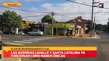 Las avenidas Lavalle y Santa Catalina ya funcionan como manos únicas