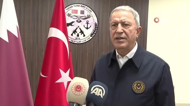 Bakan Akar: Eski tip olduğu belirlenen mayın SAS timimiz tarafından etkisiz hale getirildi Akar'dan İstanbul Boğazı açıklarında bulunan mayına...