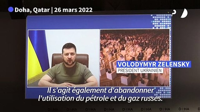 Forum de Doha: Zelensky appelle le Qatar à augmenter sa production d'énergie
