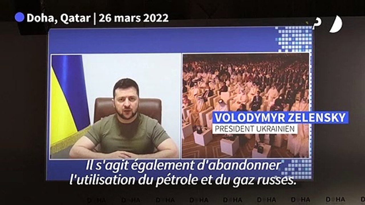 Forum de Doha: Zelensky appelle le Qatar à augmenter sa production d'énergie