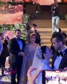رقص على الدبكة السورية ورقص مفرد للعروسين مع تأثر اصالة